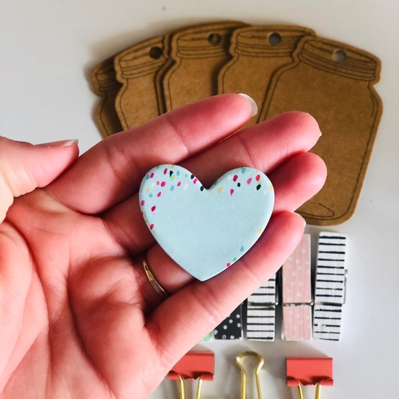 Cute Office/School Supply Set With Jar Holder ✏️ - Picture 4 of 8